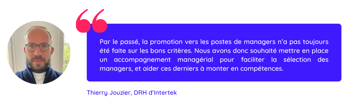 Citation de Thierry Jouzier sur l'importance de bien choisir et accompagner les managers pour retenir les talents