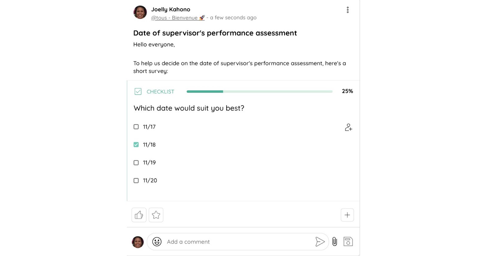 Sample survey on Talkspirit Why and how can you become a benevolent leader?