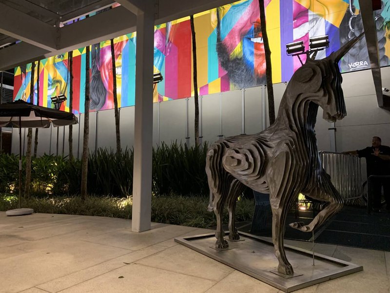 A unicorn at the Holaspirit x Target Teal Meetup