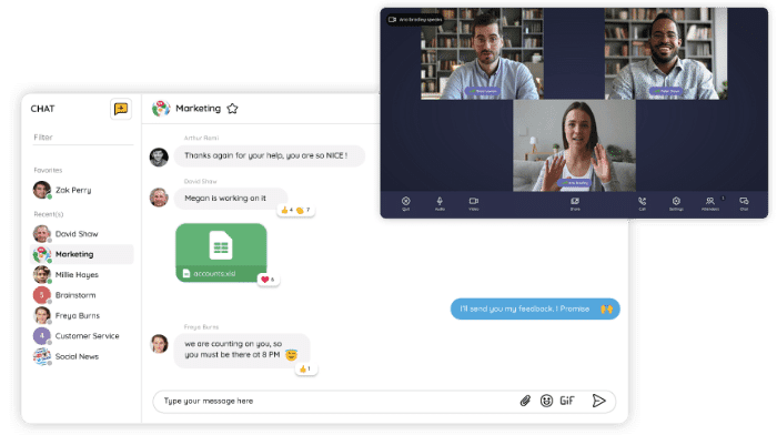 interface Talkspirit
