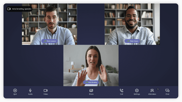 Talkspirit interface