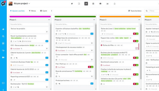 Wimi project management