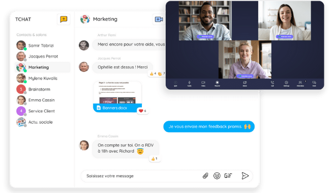 Talkspirit team communication