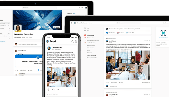 Yammer internal communication