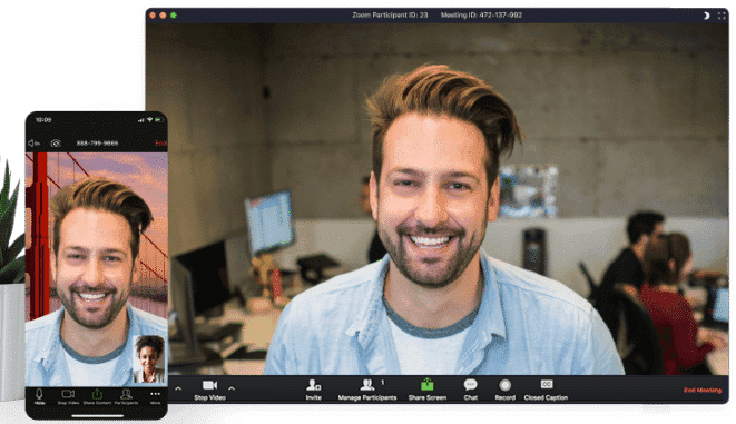 zoom interface