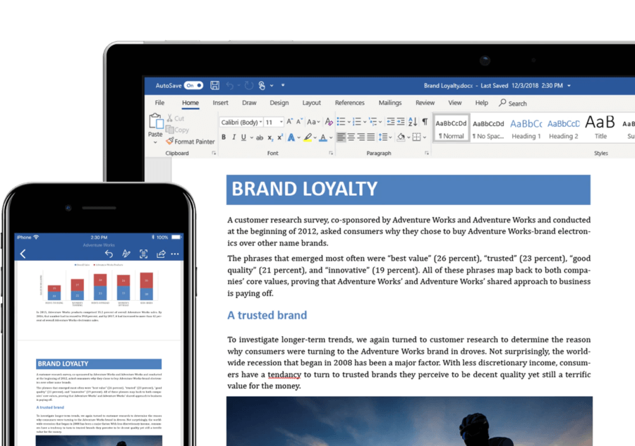 microsoft office interface