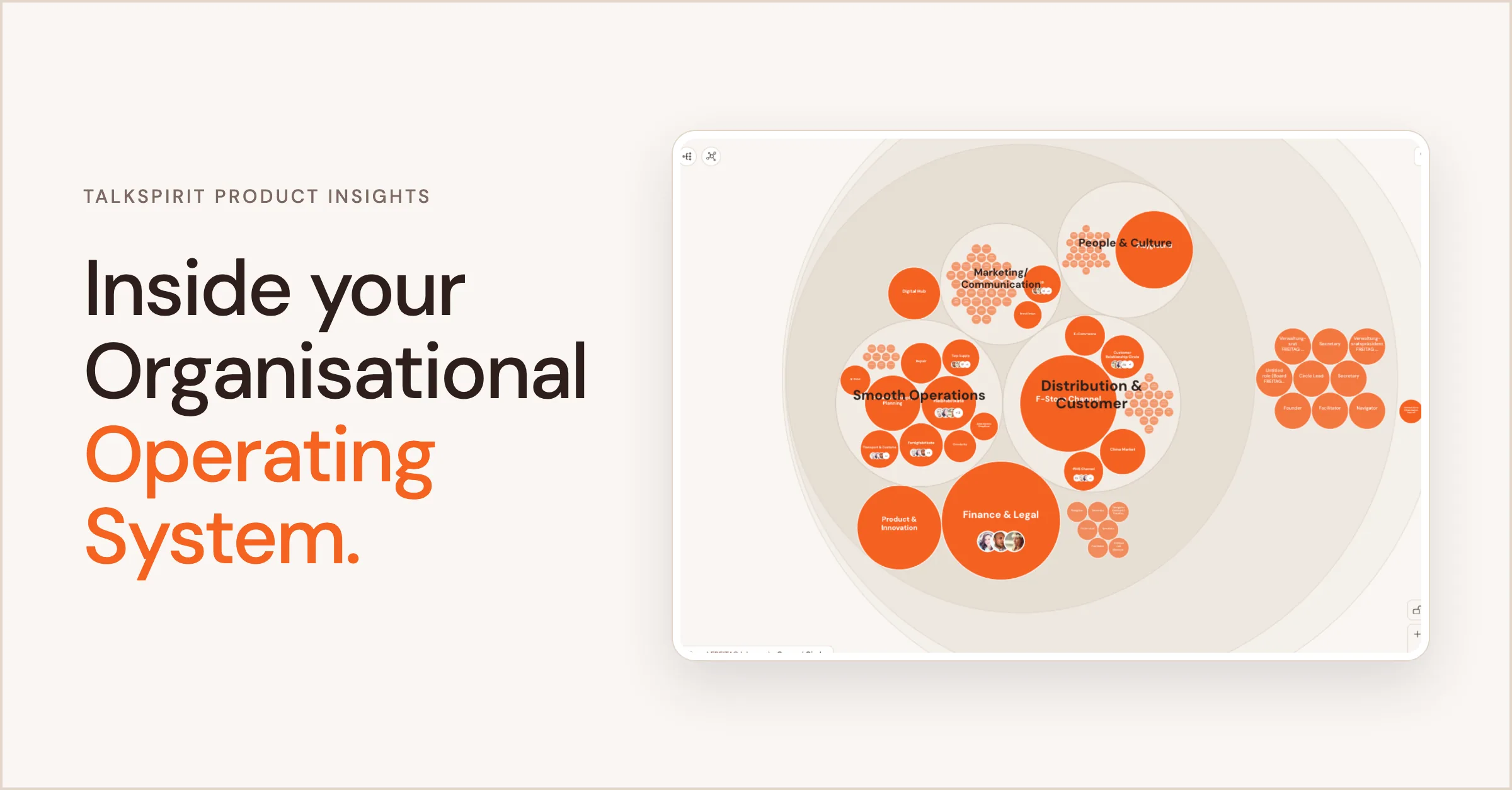 Inside your Organisational Operating System: circles and roles in Talkspirit