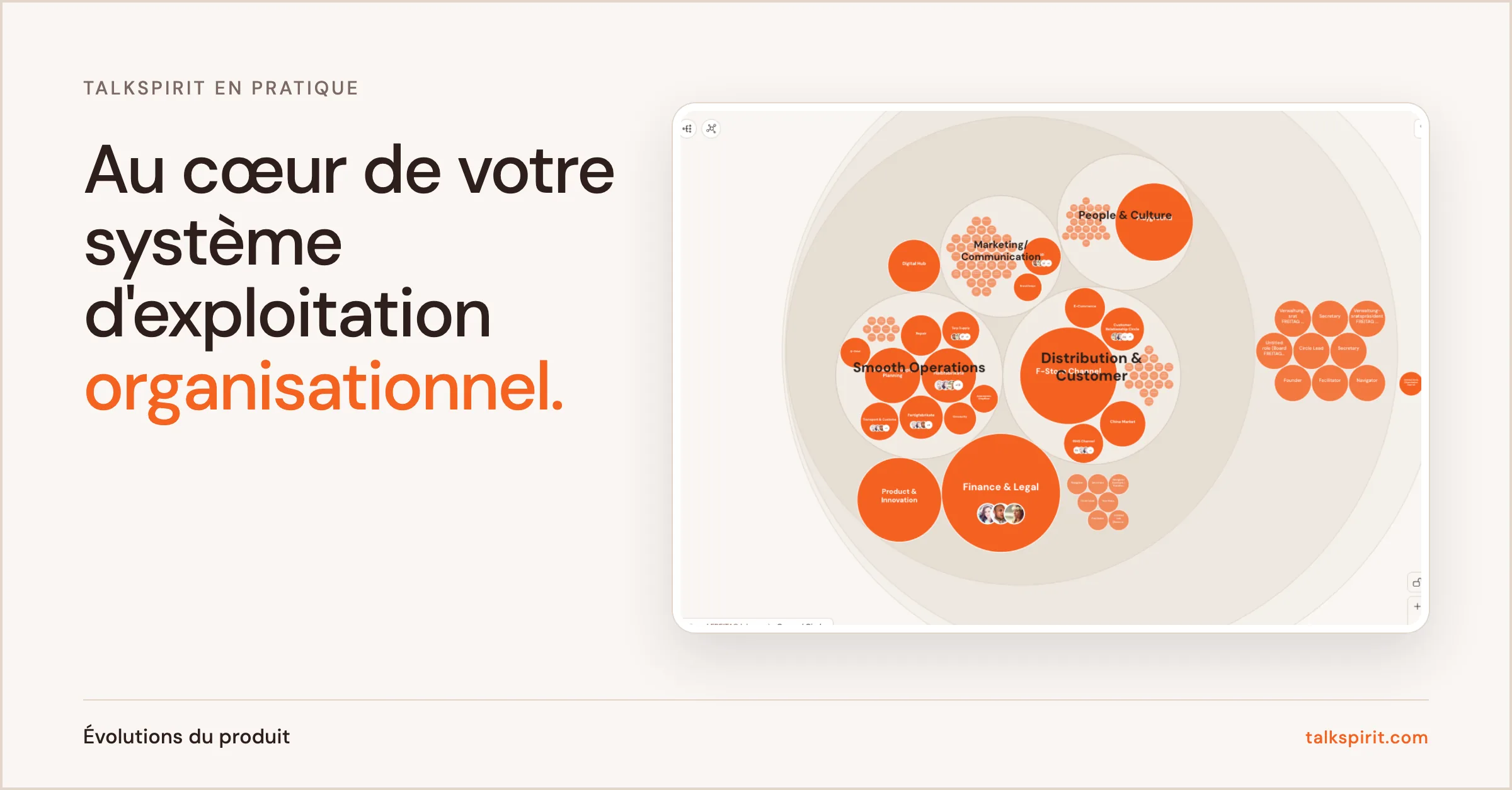 Au cœur de votre système d'exploitation organisationnel : les cercles et rôles dans Talkspirit