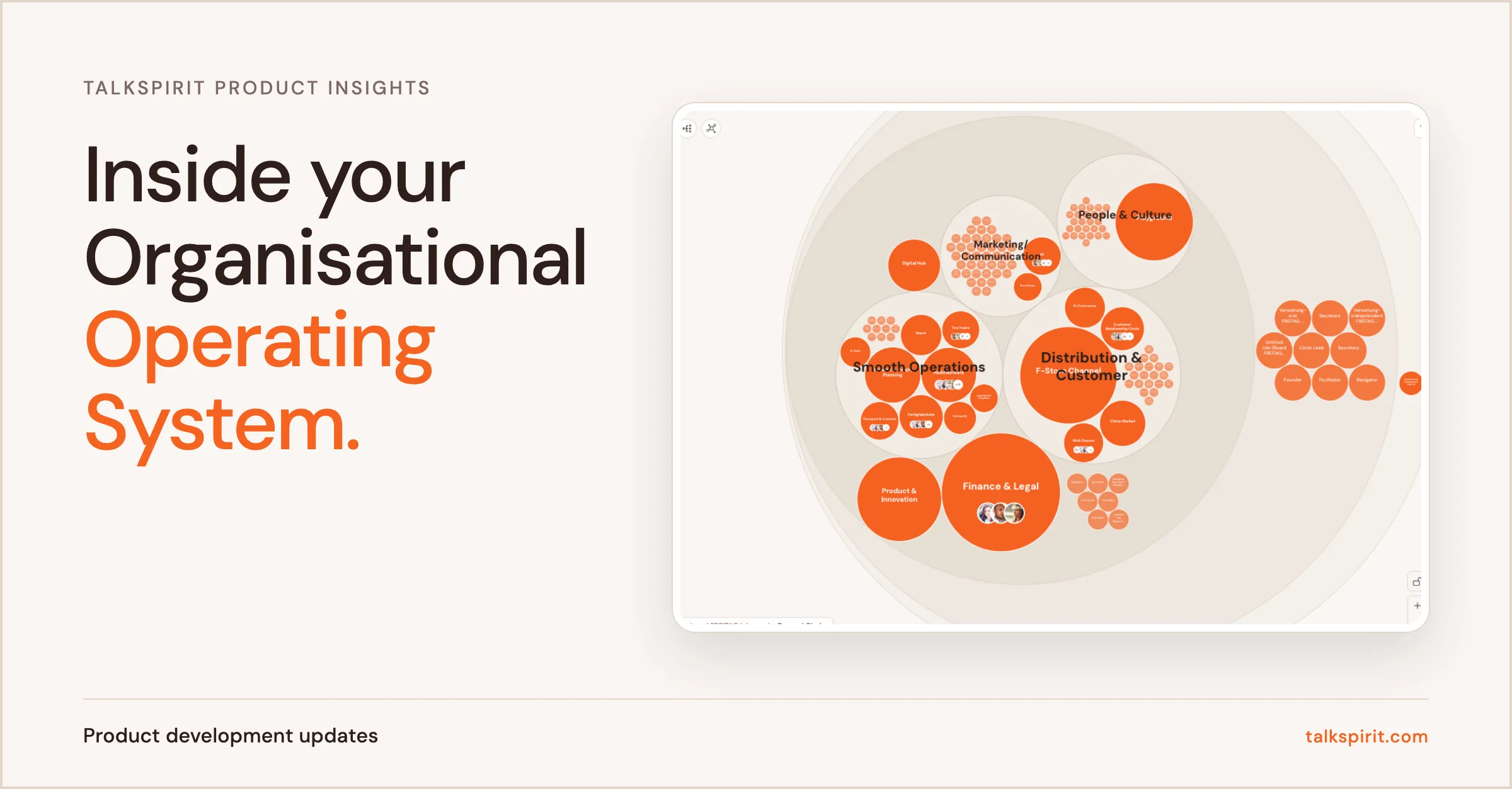 Inside your Organisational Operating System: circles and roles in Talkspirit