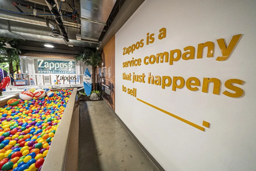 Bureaux de Zappos, la filiale d'Amazon avec une culture d'entreprise centrée sur le bien-être
