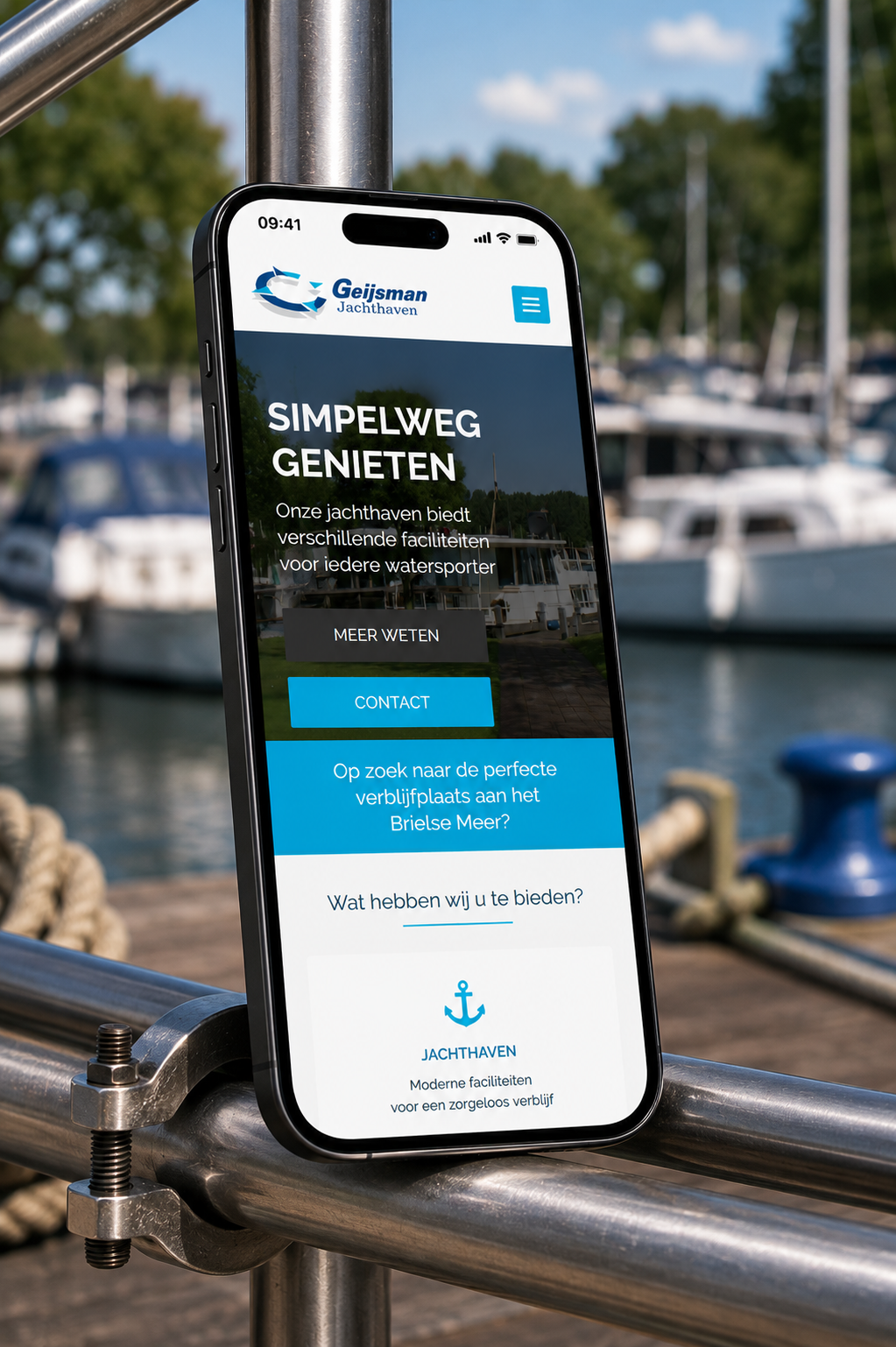 Ontwikkeling van een complete watersport branding gecombineerd met website ontwikkeling, verhuurmodule, lokale SEO en structureel online onderhoud.