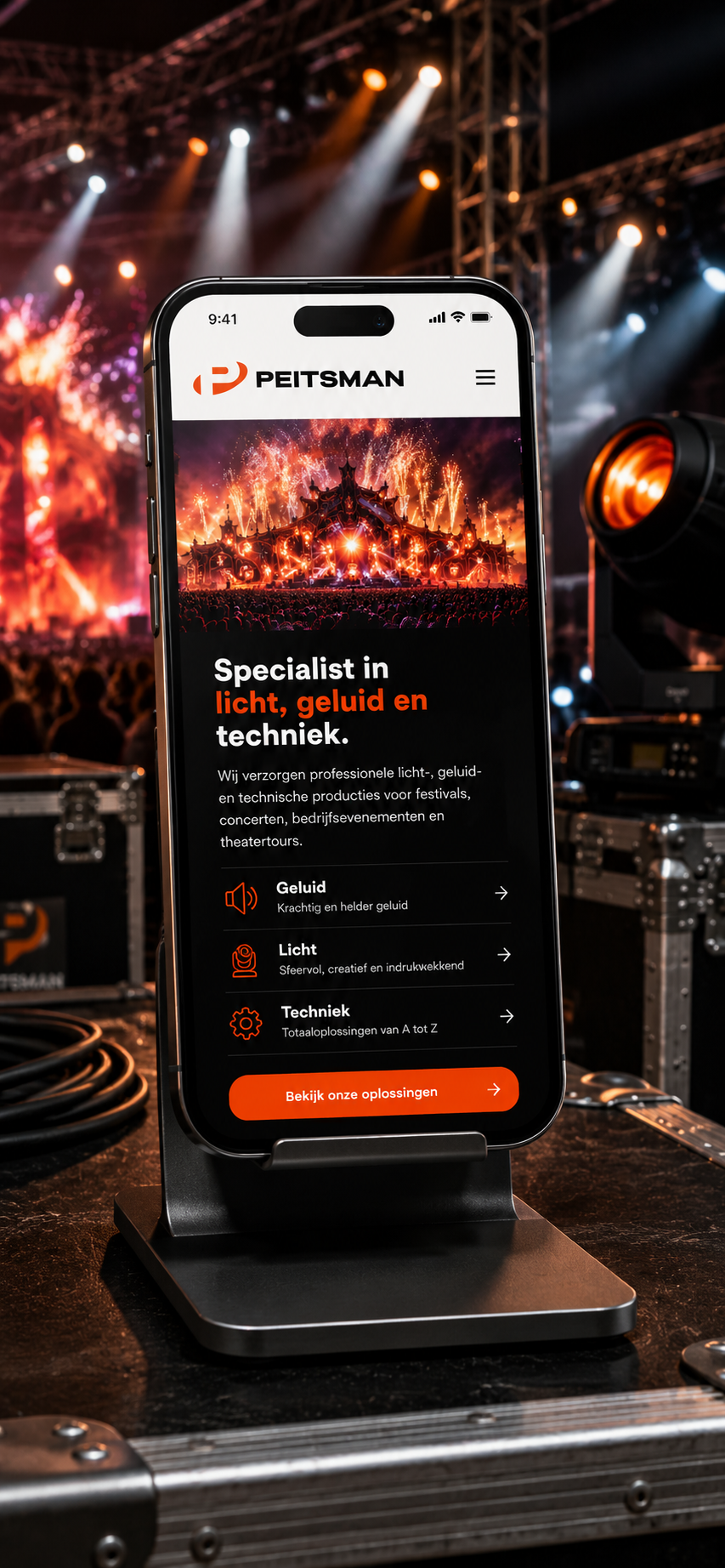 Redesign van een verouderde website gecombineerd met SEO, webshop ontwikkeling en structureel online onderhoud.