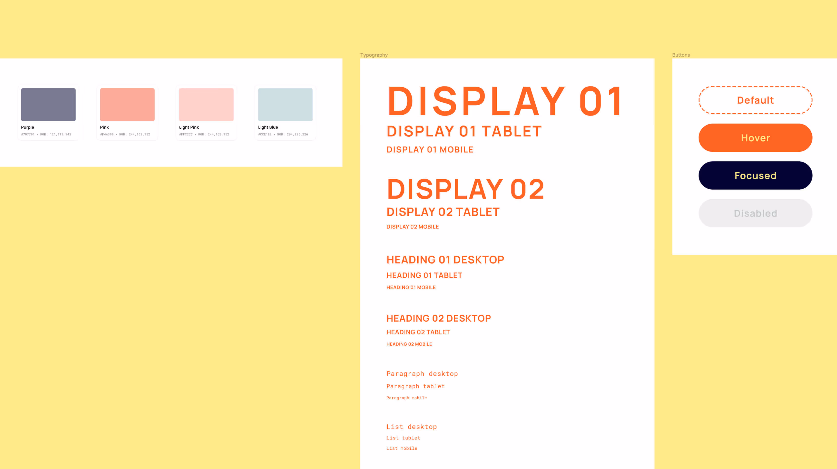 An image of components from the design system