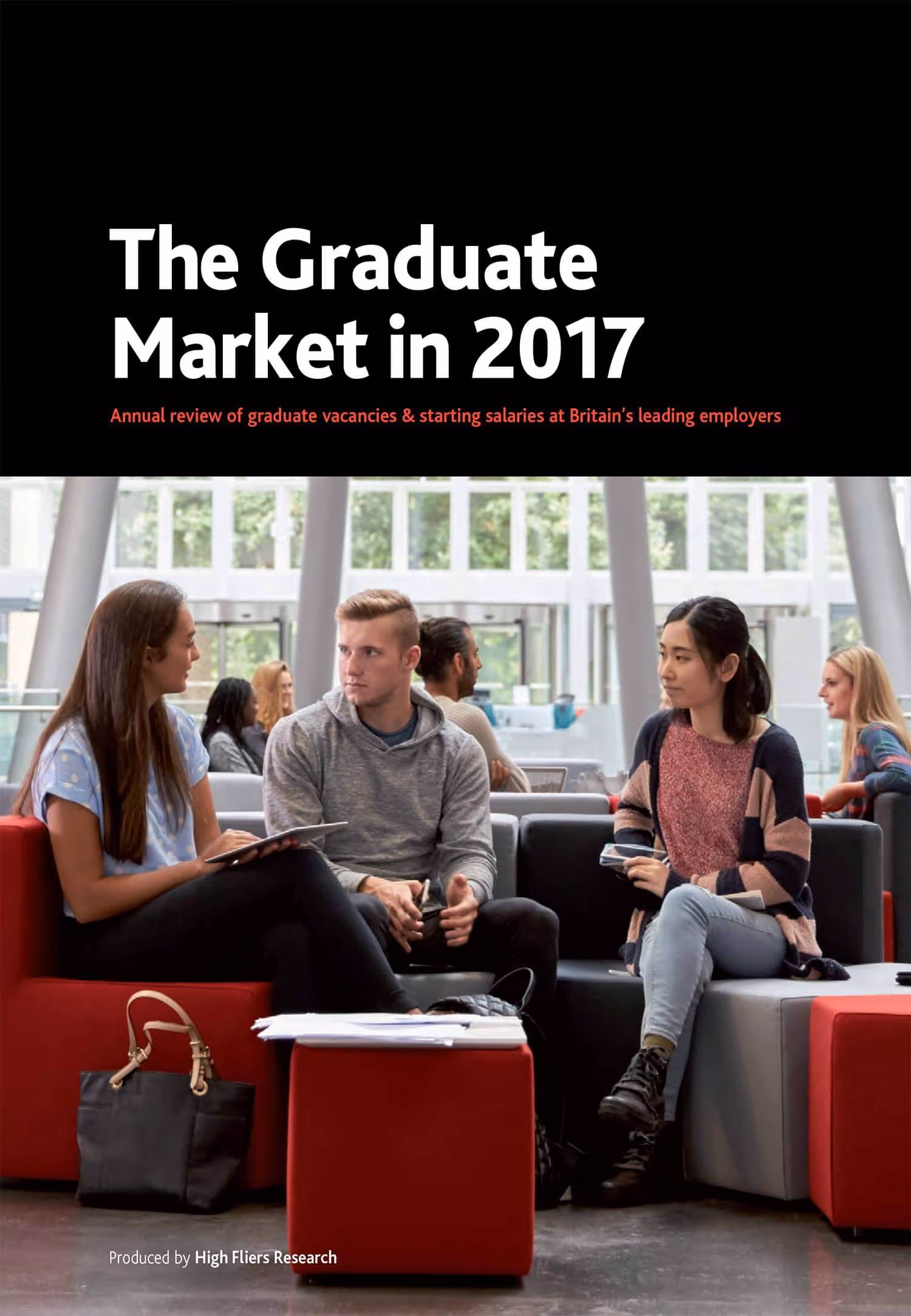An image of the high fliers 'Graduate Market 2017'