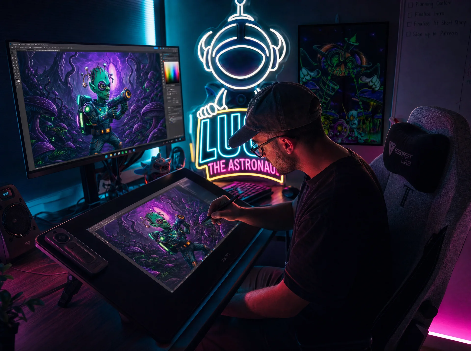 Luca drawing Exzidia