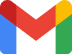 Ikona aplikace Gmail s červenou obálkou a modrou, zelenou a žlutou barvou.
