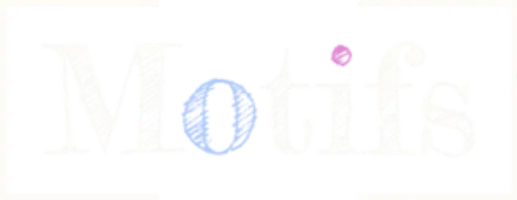 Logo Motis avec un point rose au-dessus de la lettre i.