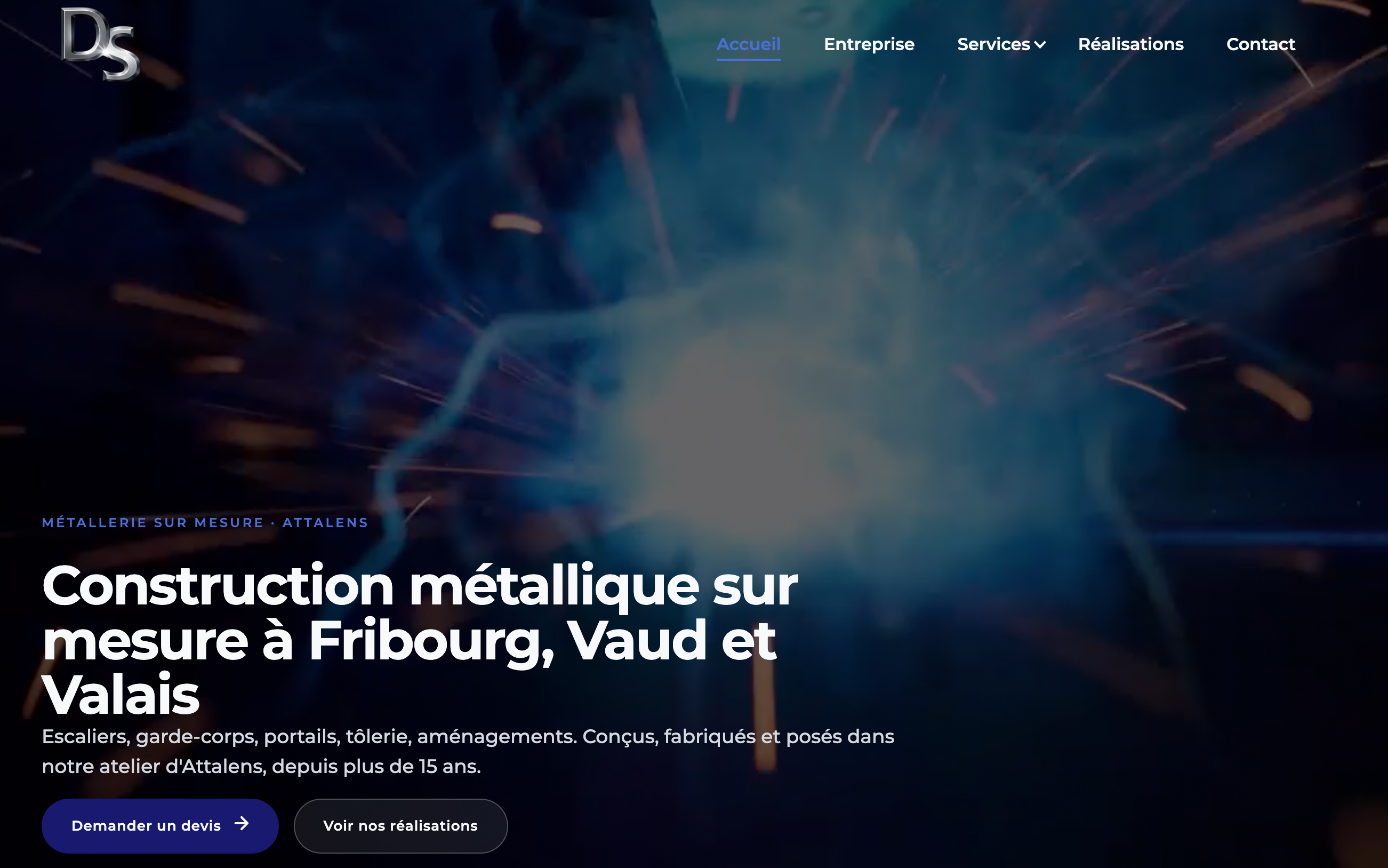 Réalisation Pixera pour DS Créations Métalliques, production vidéo corporate