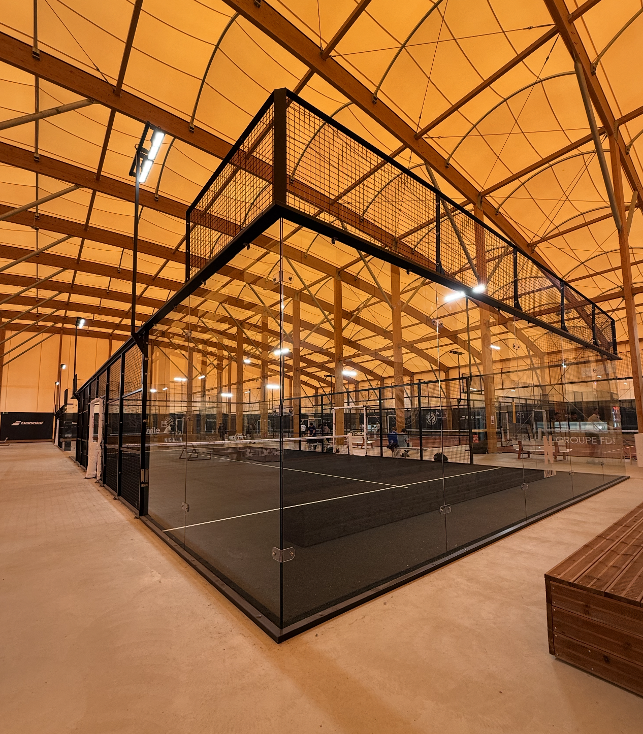 Réalisation terrain de padel Sol Sportif