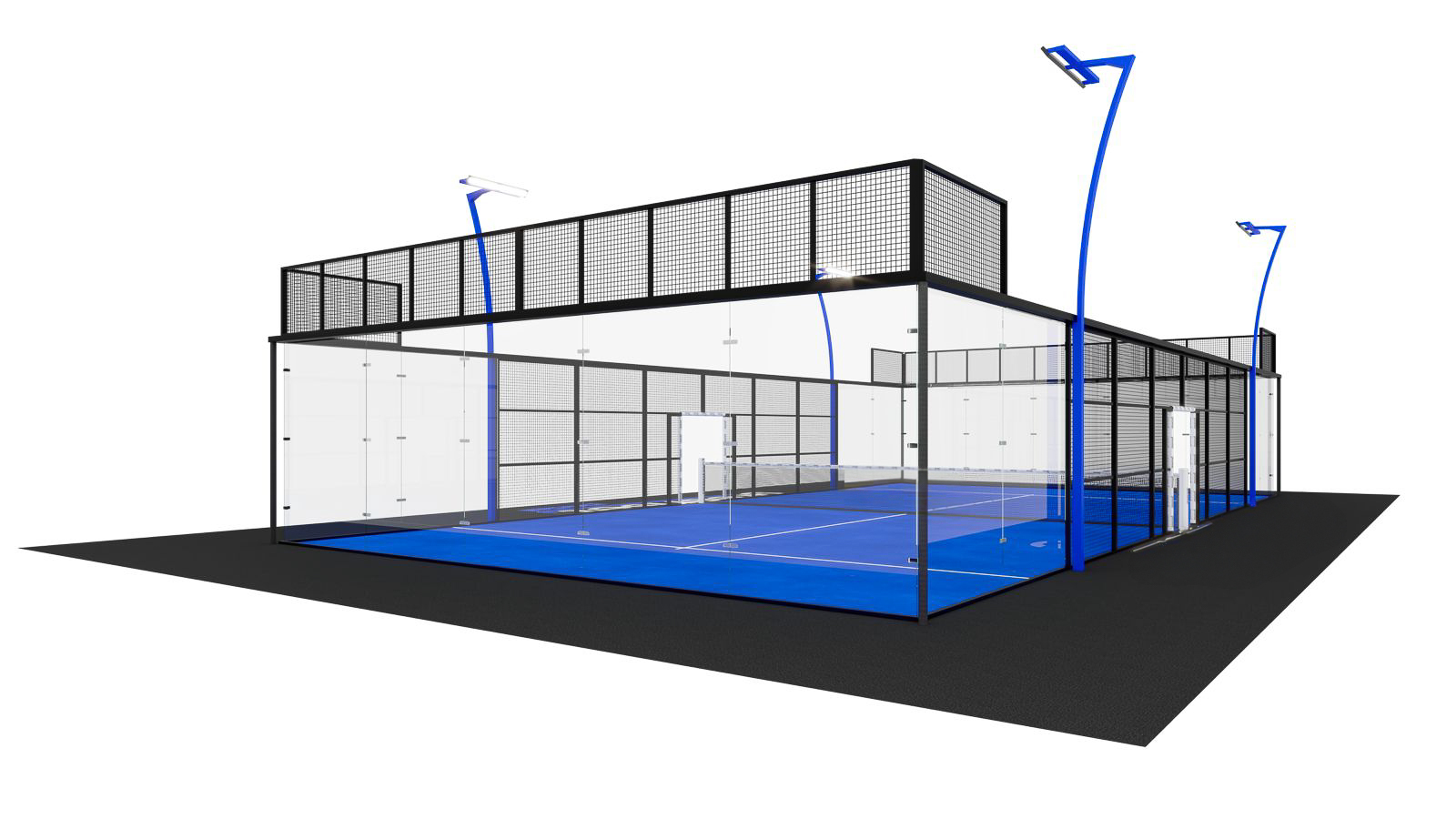 Terrain de padel Carbon premium
