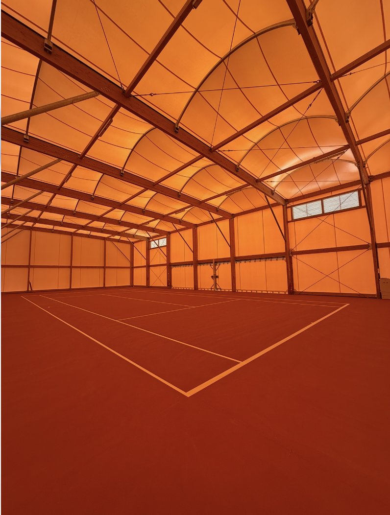 Courts de tennis indoor du MHSC Tennis et Padel à Pérols