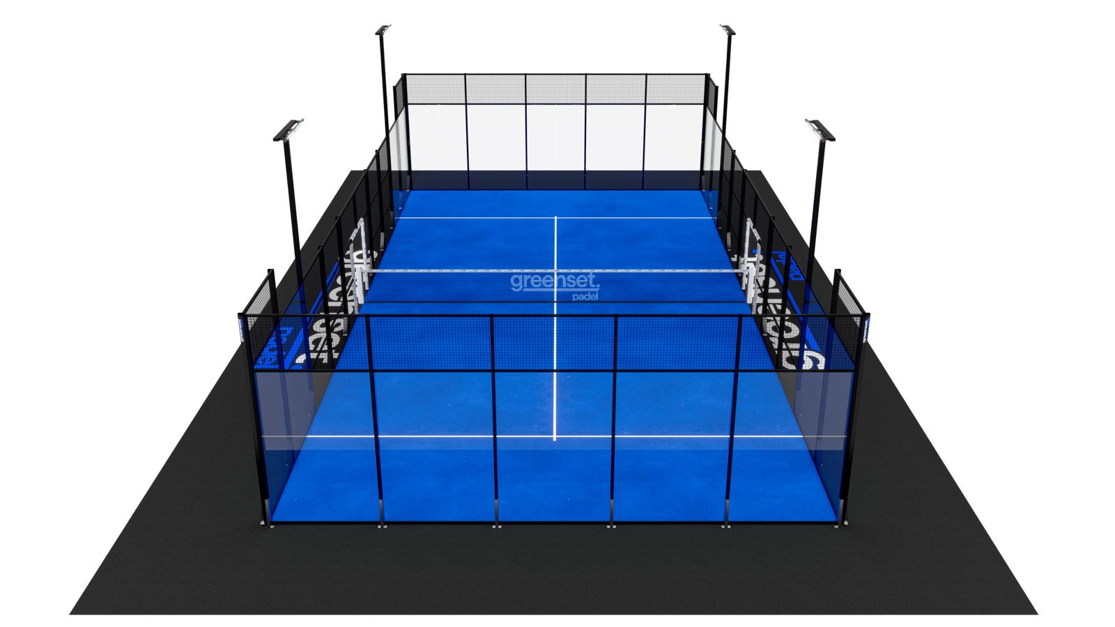 Terrain de padel Classic Steel — Détails du terrain