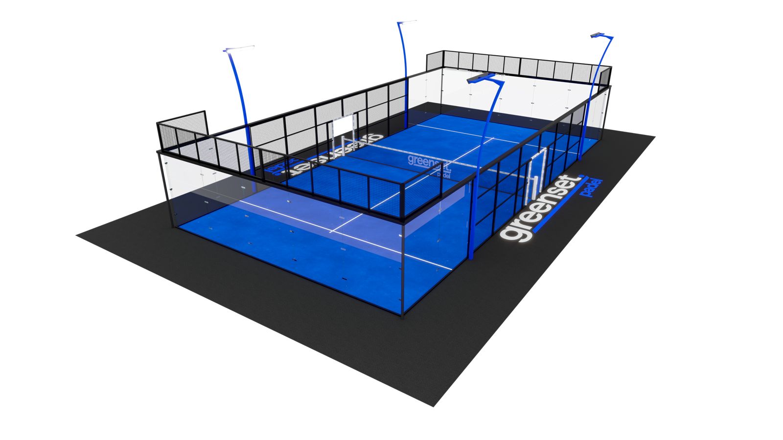 Terrain de padel Carbon — Terrain en situation