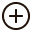 Icône d'un cercle bleu avec un signe plus blanc au centre pour ajouter ou créer.
