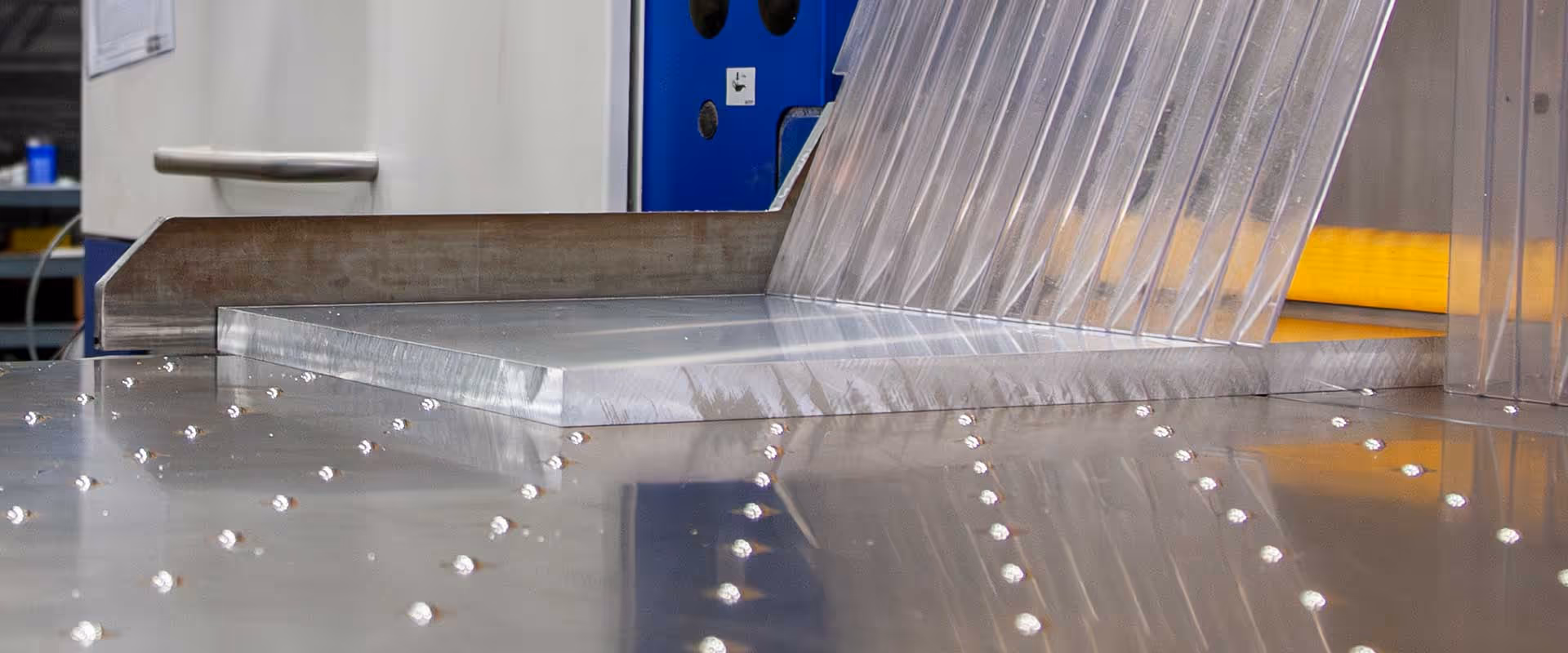 Precision aluminum plate sawing services