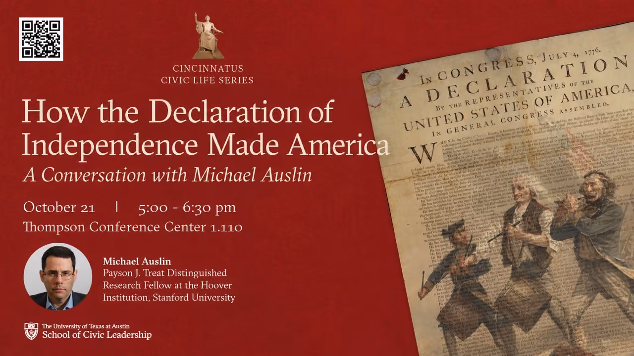 How the Declaration of Independence Made America: A Conversation with Michael Auslin