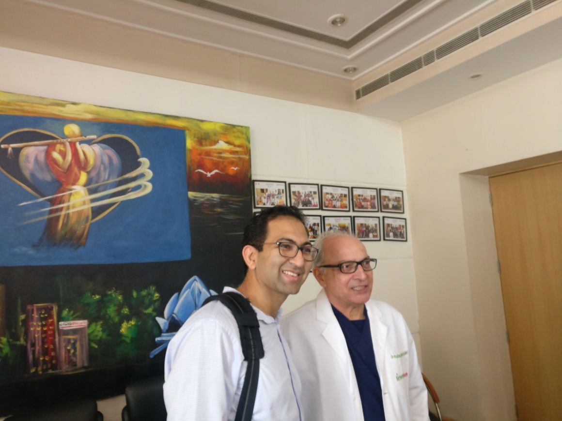 With Dr. Akshay