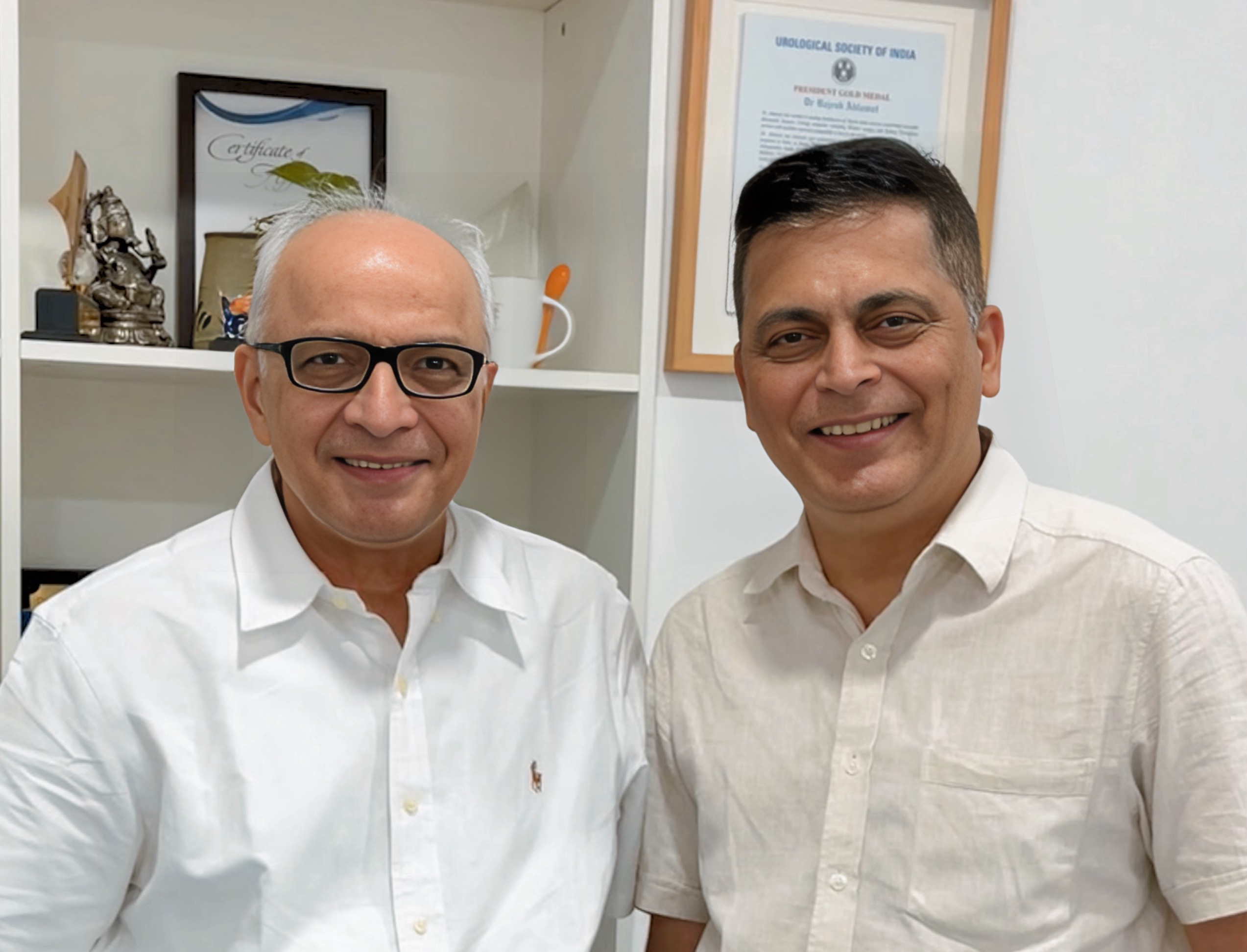 With Dr. Alok Sri
