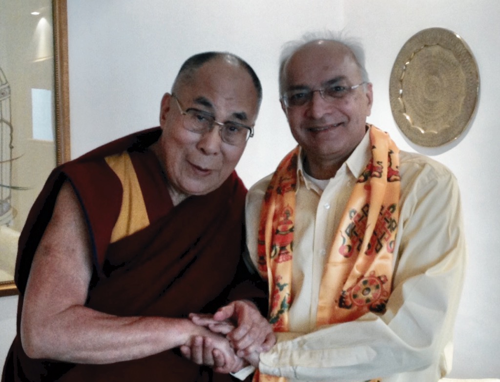 With His Holiness the Dalai Lama