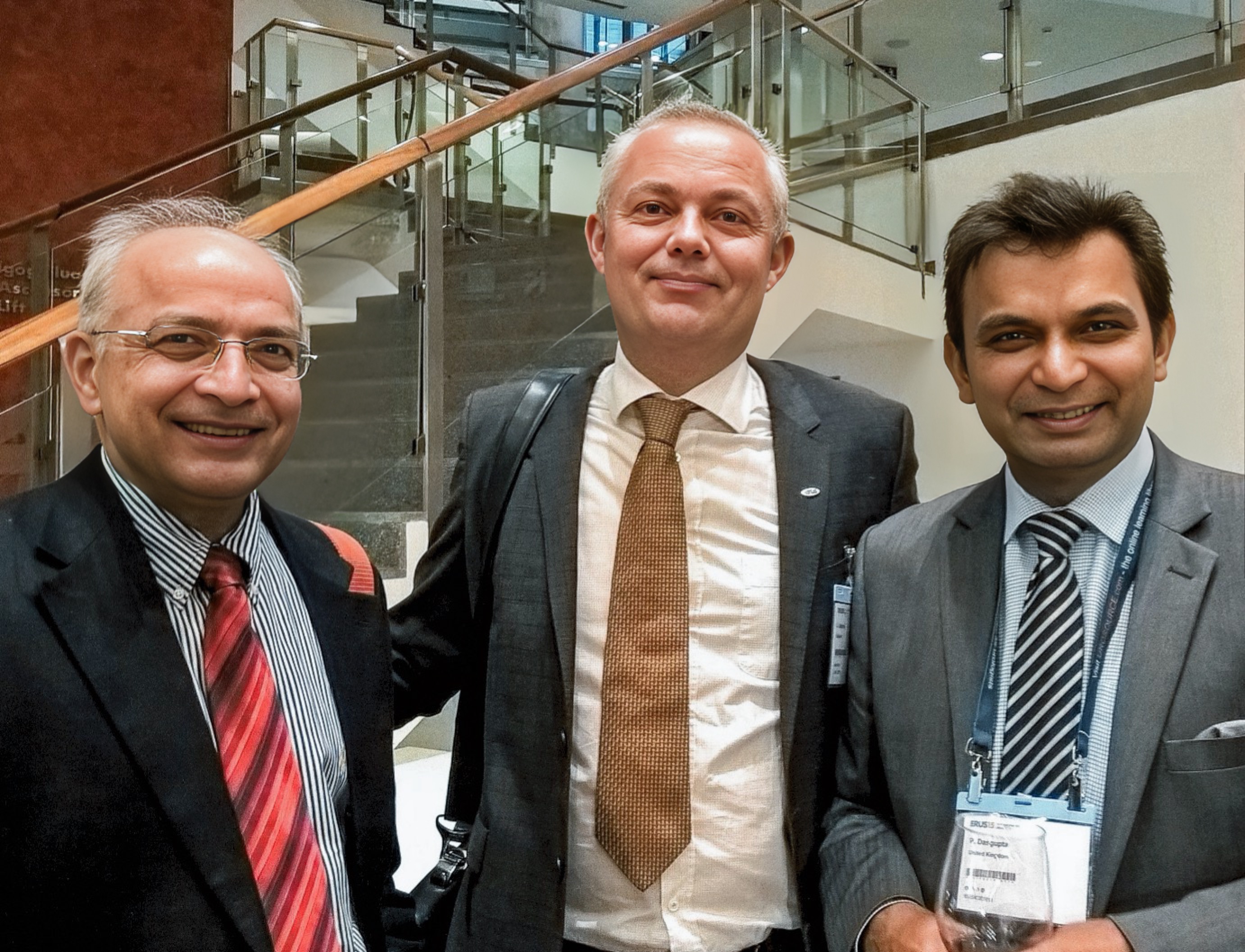 With Dr. Alex Mottrie and Prof. Prokar Dasgupta