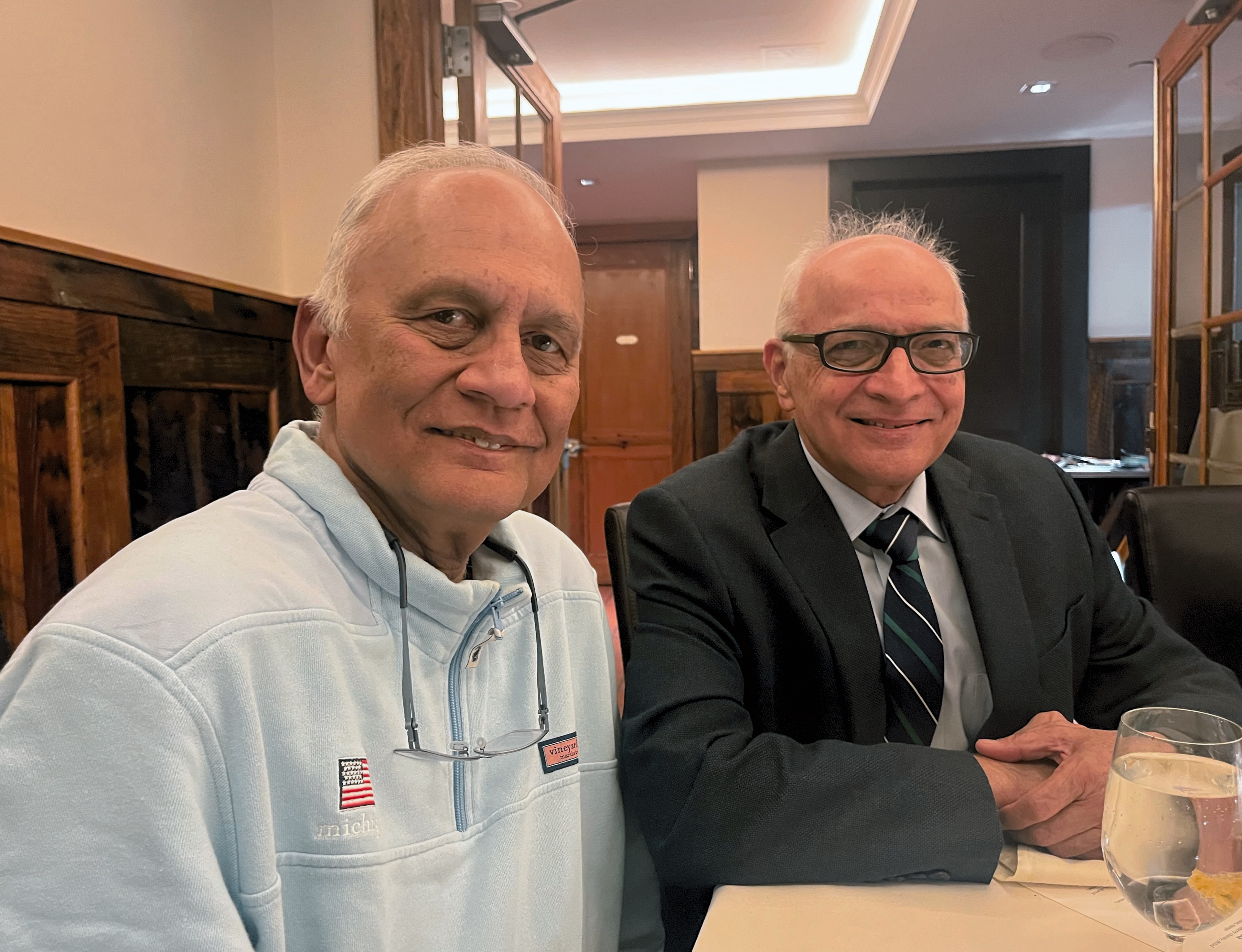 With Dr. Mani Menon