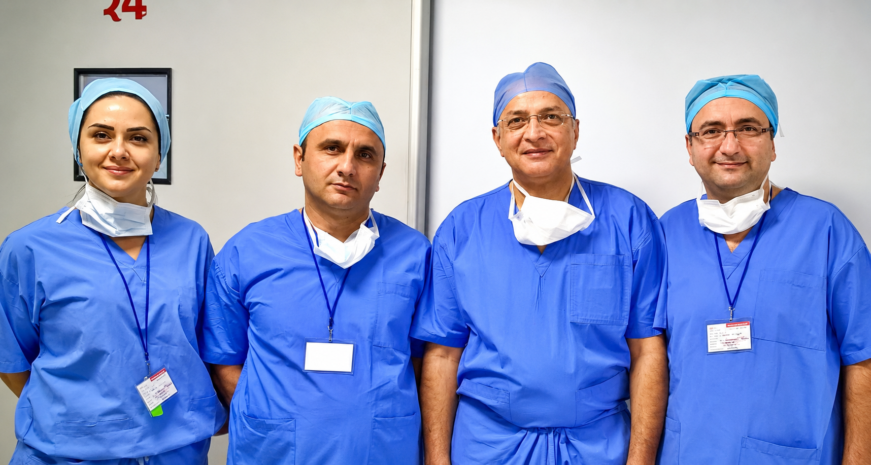 Dr. Tuğcu and team from Turkey at Medanta