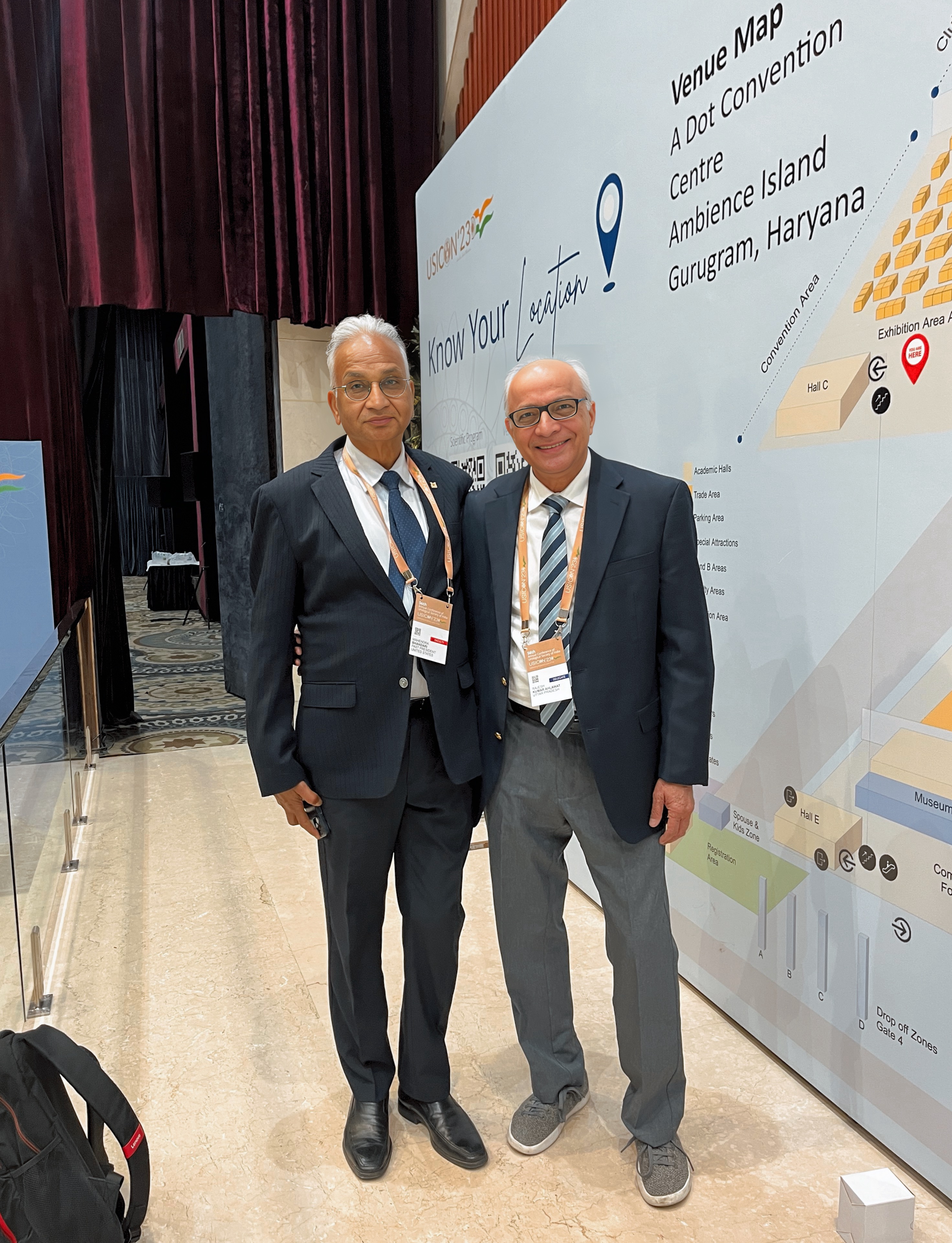 With Dr. Mahendra Bhandari
