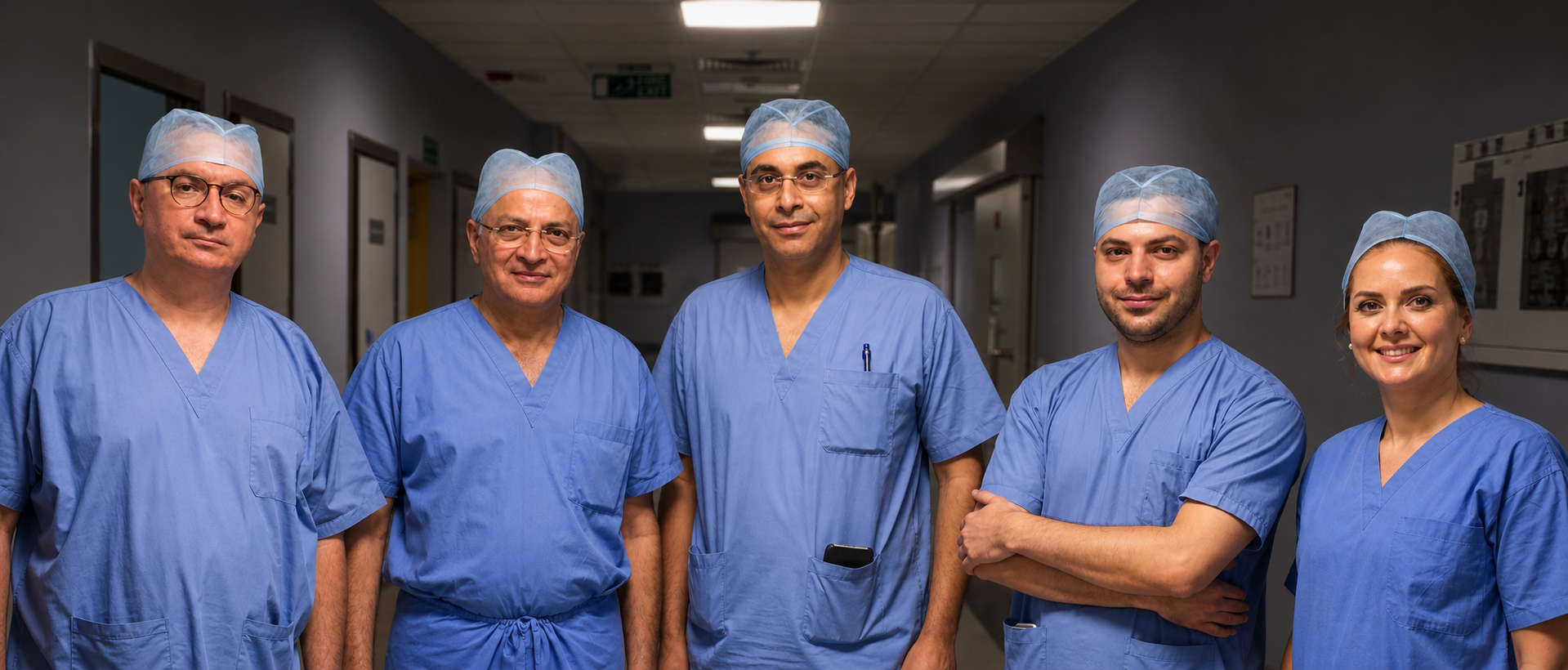Dr. Volkan Tuğcu's team at Medanta