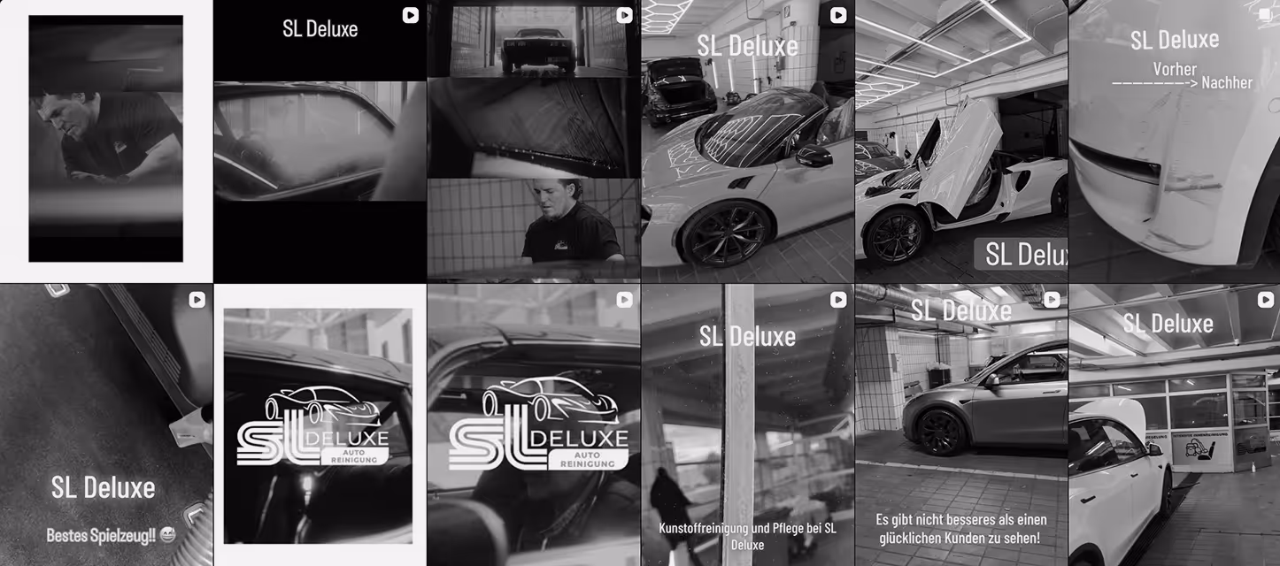 SL Deluxe Autoreinigung in Wien - Professionelle Fahrzeugaufbereitung innen und außen mit Fokus auf Detail, Schutz und Glanz.