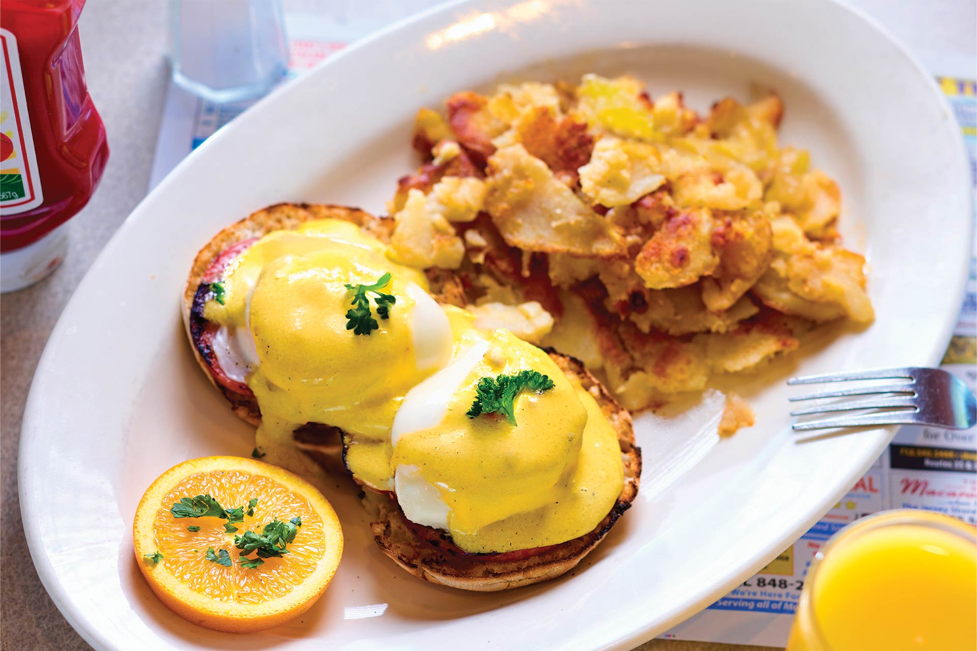 All Seasons Diner Eggs Benedict