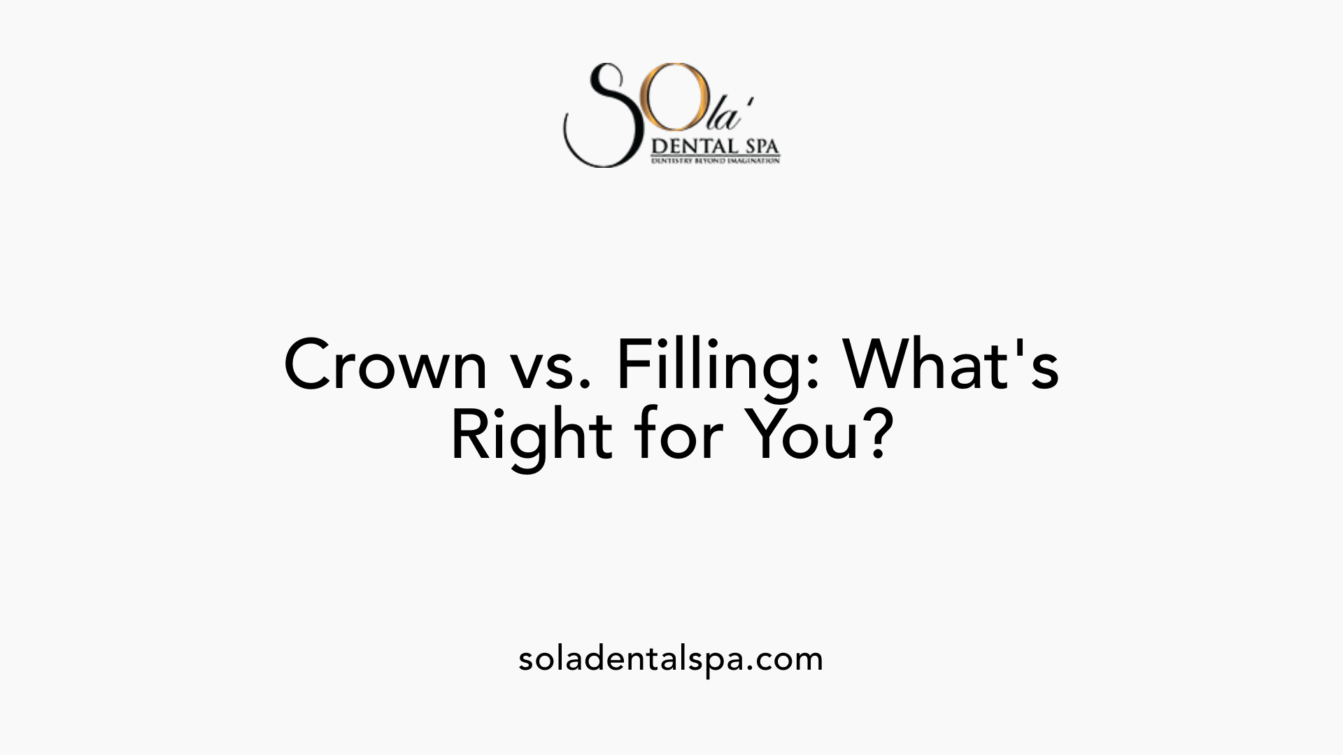 Crown vs. Filling: What's Right for You?