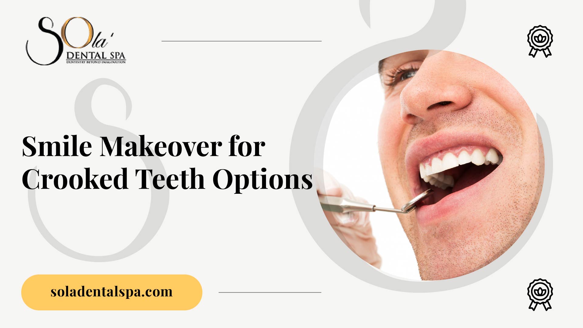 Smile makeover options for crooked teeth