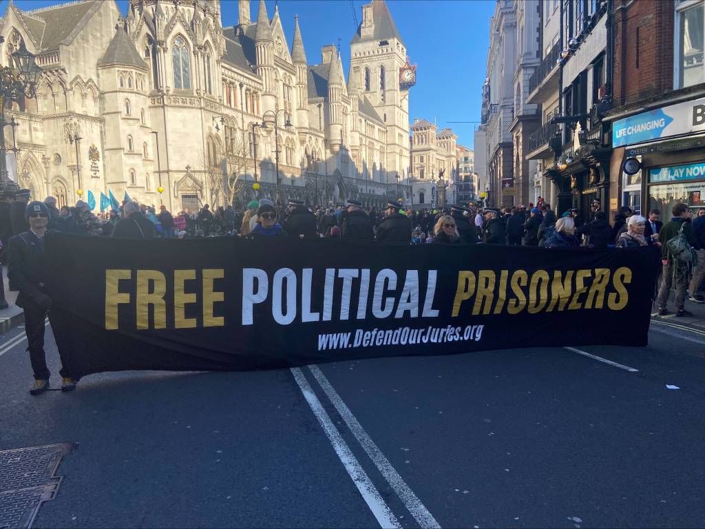 Free Political Prisoners and defend the right to protest