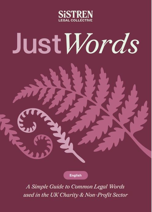 Sistren release a Guide to Common Legal Words used in the UK Charity & Non-Profit Sector