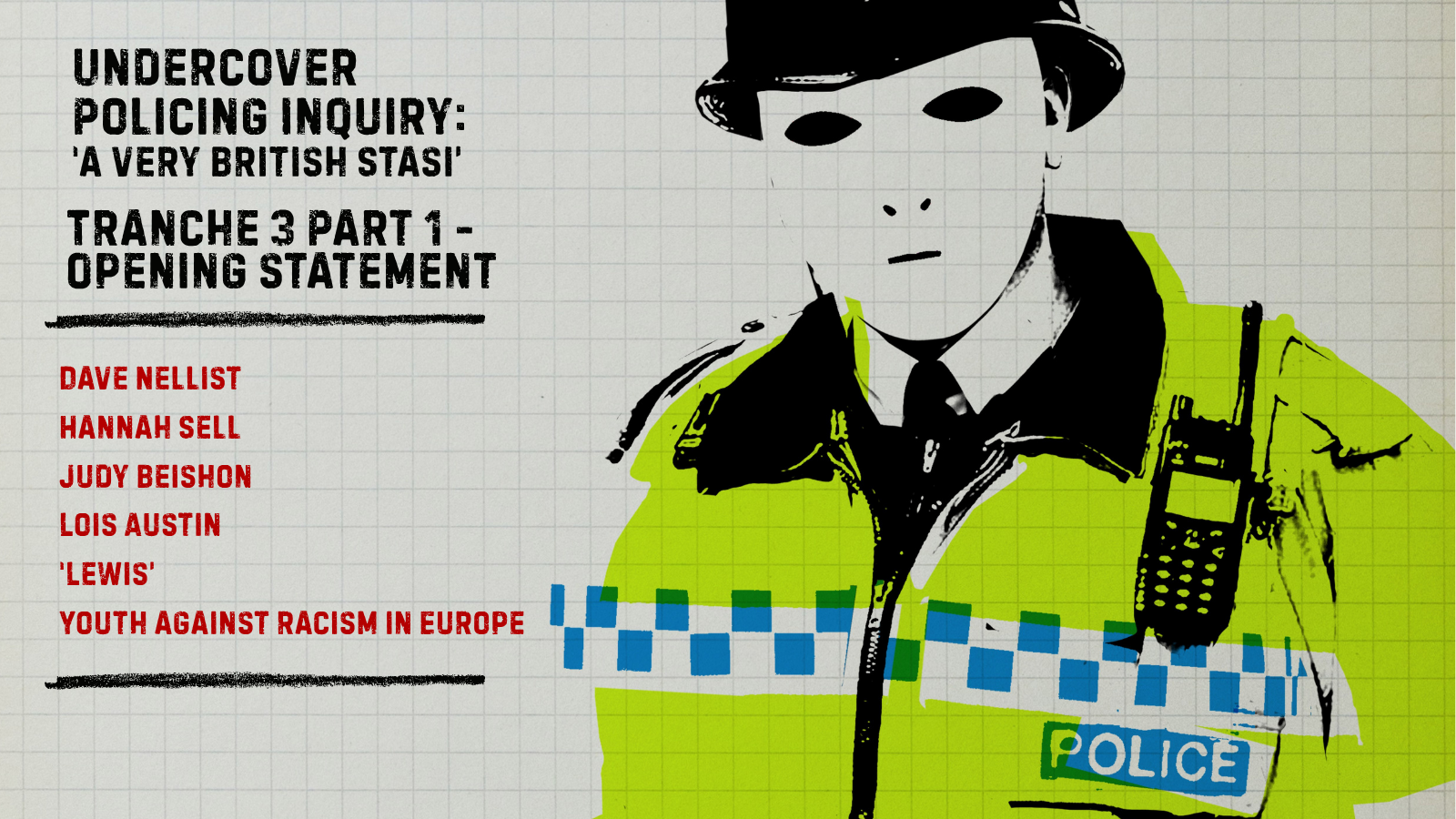 Undercover Policing Inquiry: Opening Statement - Tranche 3 Part 1