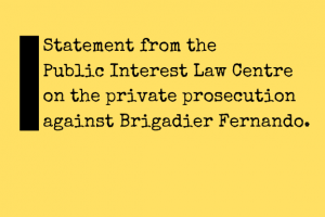 The Public Interest Law Centre acts for Mr Majuran Sathananthan in this private prosecution against Andige Priyanda Indunil Fernando (‘Brigadier Fernando’)