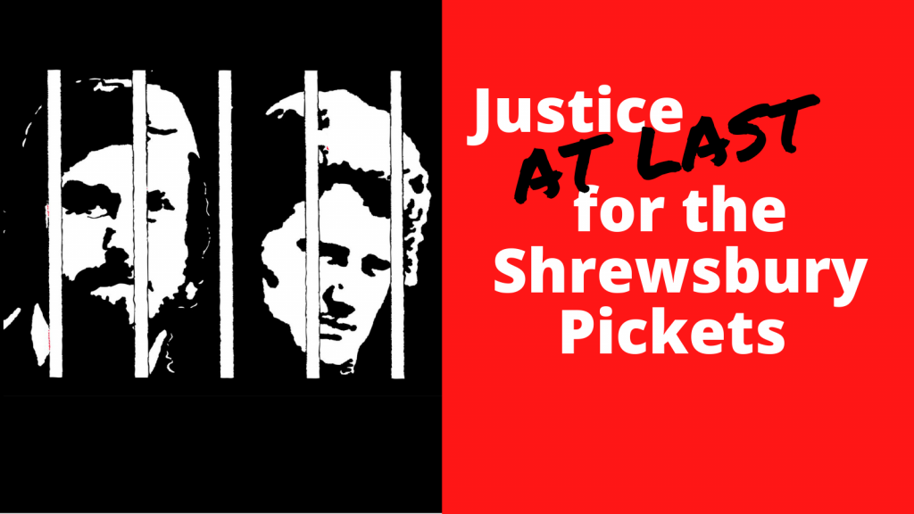 Convictions of Shrewsbury 24 declared unsafe and quashed
