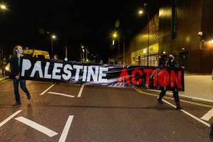 Activists occupy Liverpool arms fair