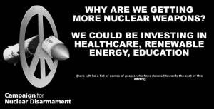 TfL drops refusal to carry CND ad