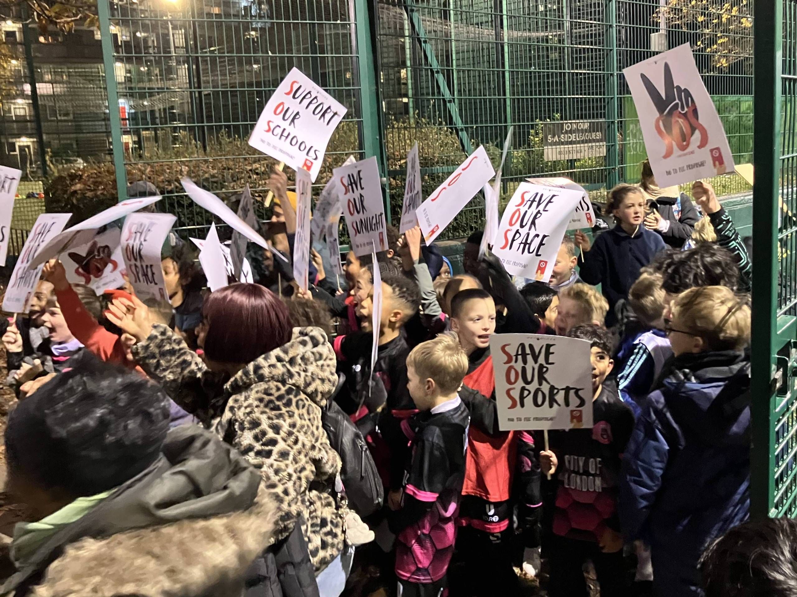 Finsbury Residents Show Council the Value of Local Football Pitches with Free Session for Kids